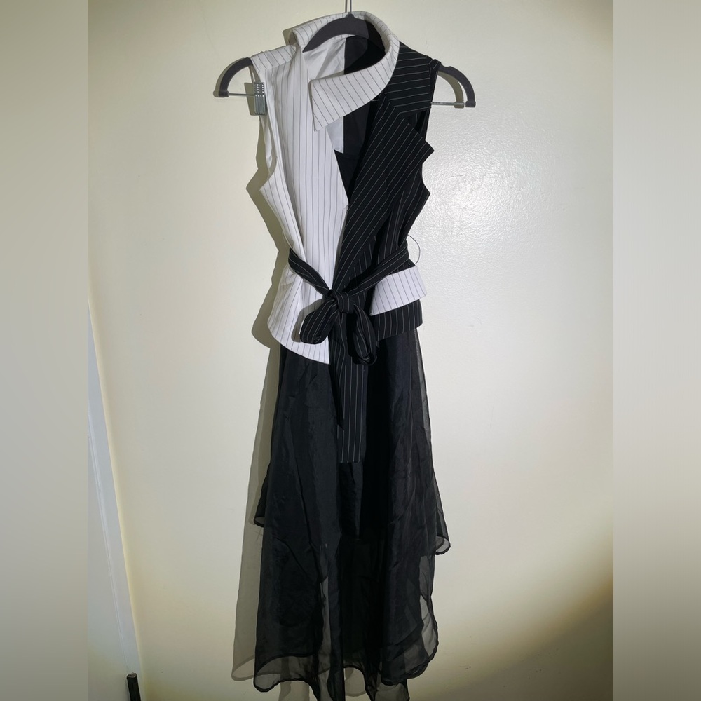 COPY - Two pieces black and white dress